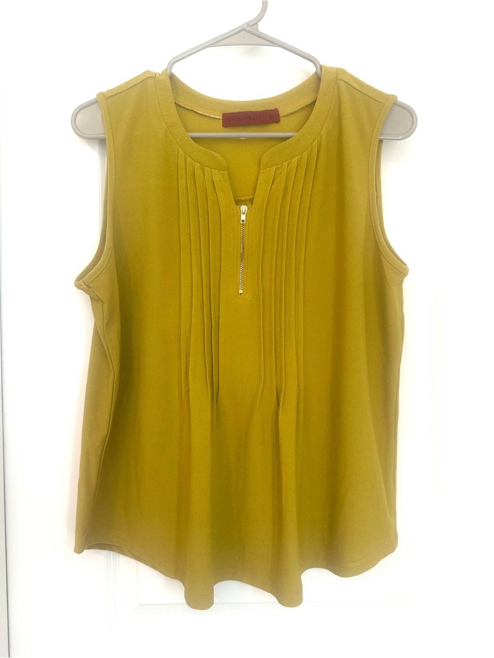 Love Scarlett Yellow Tank